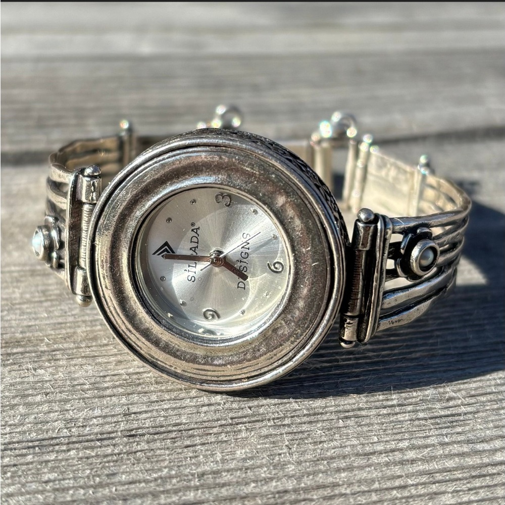 🩵SOLD 🩵 Vintage Retired Silpada Sterling Silver 925 Quartz Wrist Watch